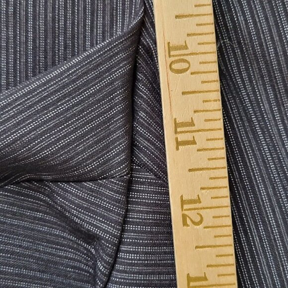 Lane Bryant The Allie Dress Pants Size 28 Trouser Straight Black Pinstripe 46X31 - Picture 10 of 12